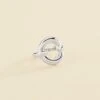 Bague Large INES - Argenté -Bagues Magasin 02220312 050 52 01