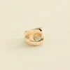 Bague Large CURVE - Doré -Bagues Magasin 02240258 157 52 01