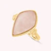 Bague Fine MOON - Quartz Rose -Bagues Magasin 02280030 307 51 01