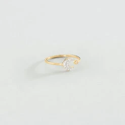 Bague Ajustable SARA - Argenté / Doré