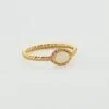 Bague Fine ATMA - Nacre /rose -Bagues Magasin 02290030 642 52 01