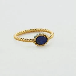 Bague Fine ATMA - Lapis/ Bleu