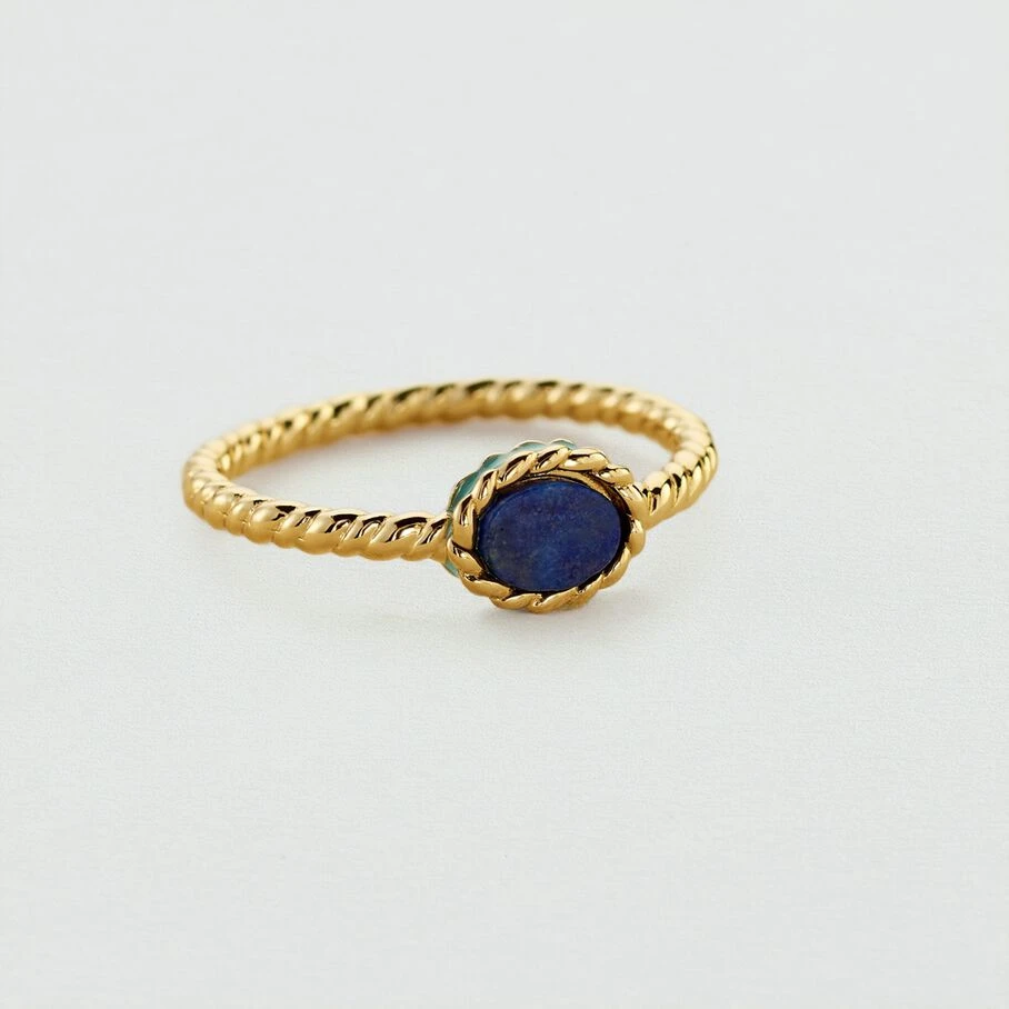 Bague Fine ATMA - Lapis/ Bleu 3 Bague Fine ATMA - Lapis/ Bleu