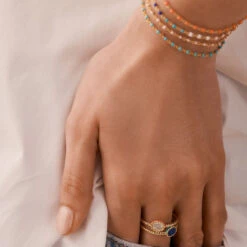 Bague Fine ATMA - Lapis/ Bleu 7 Bague Fine ATMA - Lapis/ Bleu -Bagues Magasin 02290030 857 52 M2