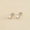 Boucles D'oreilles Puces SOL - Cristal / Argenté -Bagues Magasin 02320183 136 TU 01