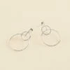 Boucles D'oreilles Pendantes CASSINI - Argenté 2 Boucles D'oreilles Pendantes CASSINI - Argenté -Bagues Magasin 02320441 050 TU 01