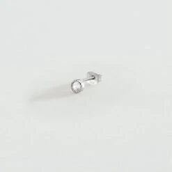 Piercing Puce GRAINETTI - Cristal / Argenté