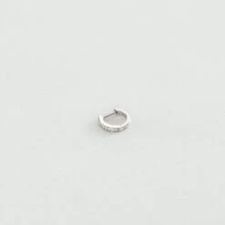 Piercing Créole CRIODIAM - Cristal / Argenté