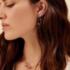 Piercing Ear Cuff CRUZADO - Argenté -Bagues Magasin 02320604 050 TU M2