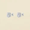 Boucles D'oreilles Puces IMPERIAL - Cristal / Argenté -Bagues Magasin 02320643 136 TU 01