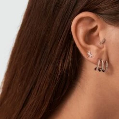 Piercing Puce TINY - Cristal / Argenté 4 Piercing Puce TINY - Cristal / Argenté -Bagues Magasin 02320981 136 TU M1