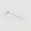Piercing Puce PERCEE - Cristal / Argenté -Bagues Magasin 02321080 136 TU 01
