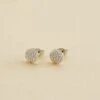 Boucles D'oreilles Puces CRISTAL - Cristal / Argenté -Bagues Magasin 02321097 136 TU 01