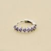 Piercing Créole RADIANTE - Lilas -Bagues Magasin 02321218 229 TU 01