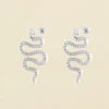 Boucles D'oreilles Pendantes SNAKY - Cristal / Argenté -Bagues Magasin 02321231 136 TU 01
