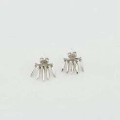 Boucles D'oreilles Puces RADIEUX - Argenté