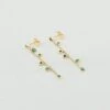 Boucles D'oreilles Pendantes NEITH - Vert / Doré -Bagues Magasin 02380430 658 TU 01