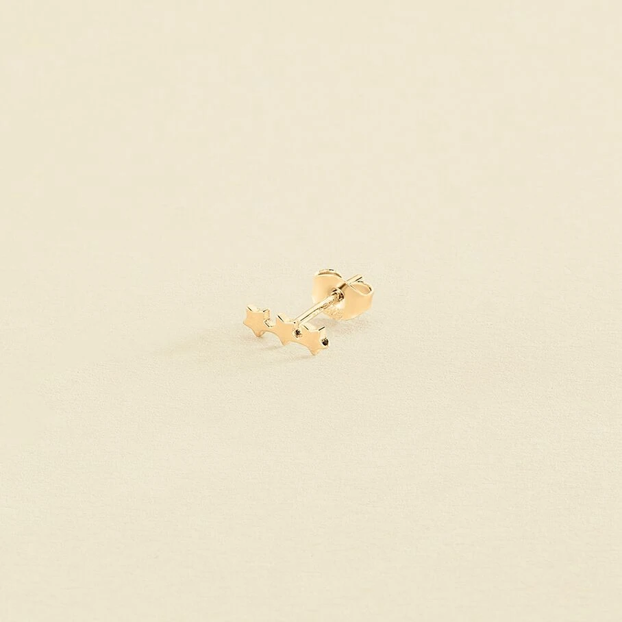 Piercing Puce TRIOSTAR - Doré 3 Piercing Puce TRIOSTAR - Doré