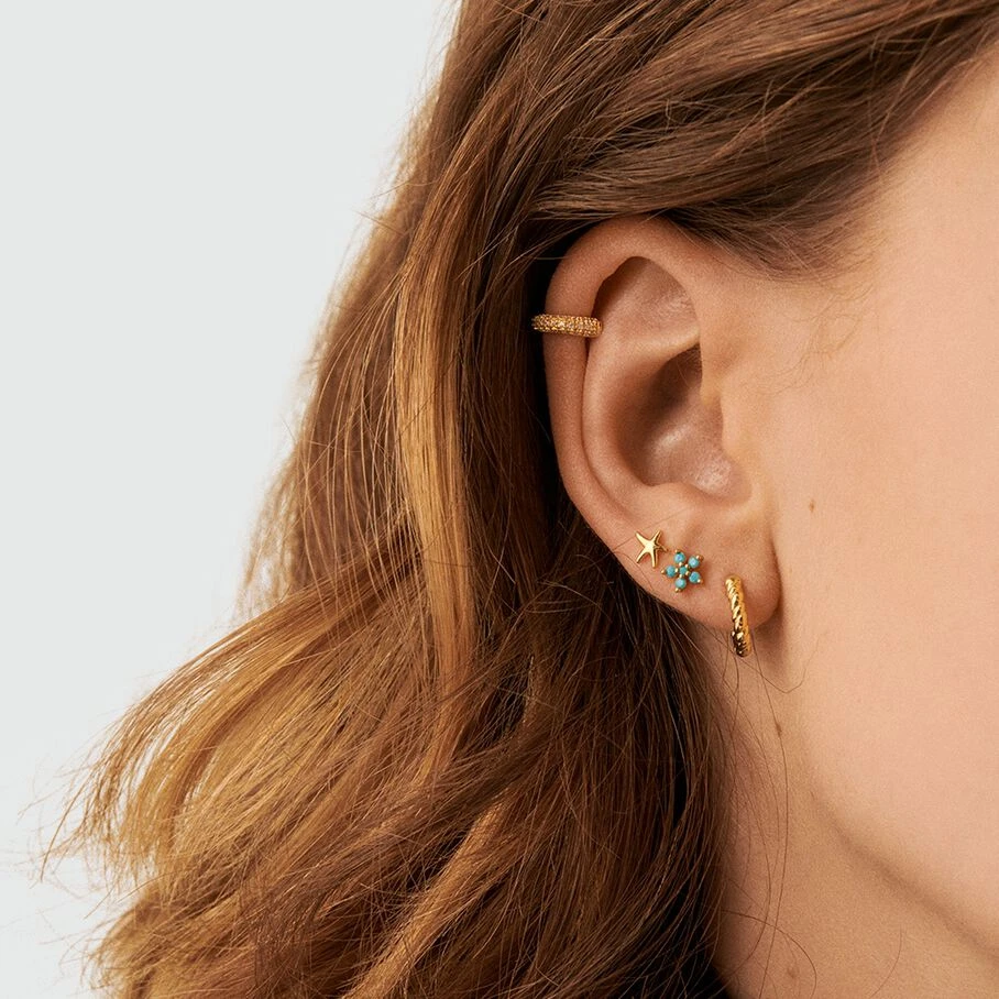 Piercing Puce ESTREMAR - Doré 4 Piercing Puce ESTREMAR - Doré – Image 2