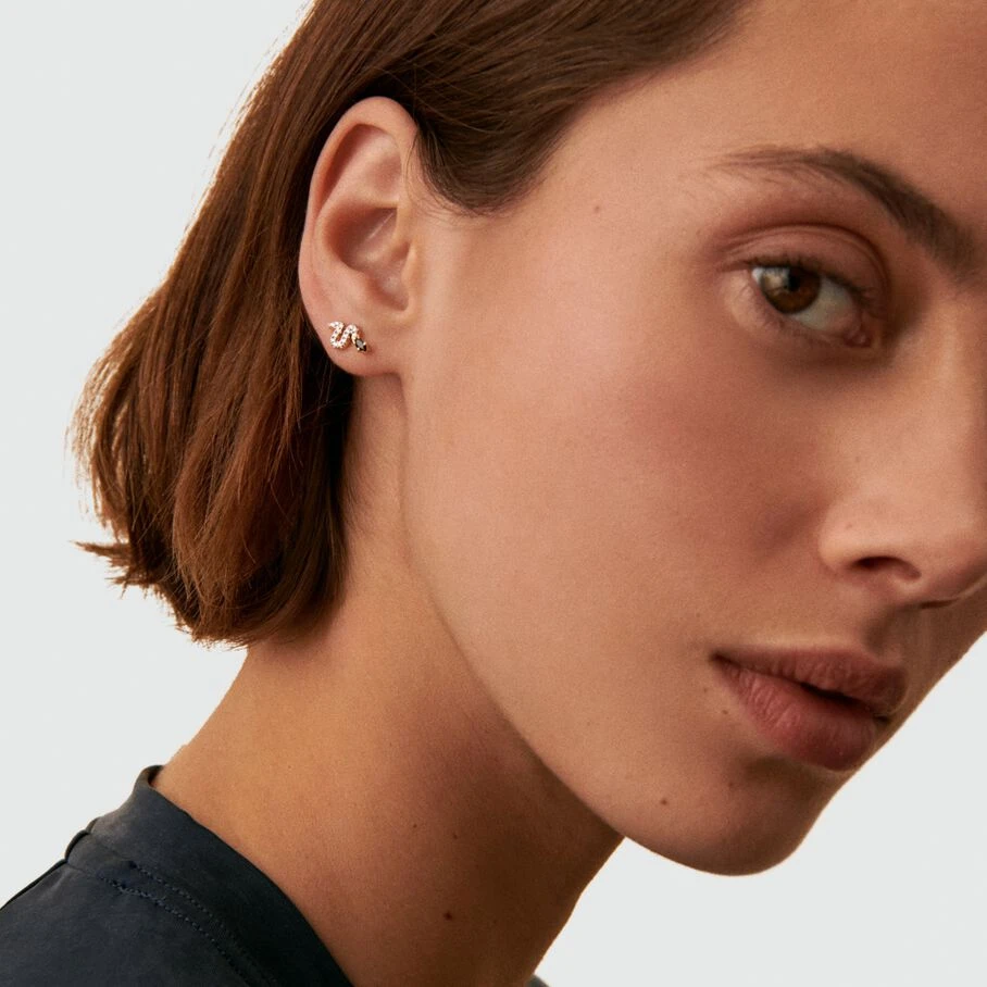 Piercing Puce SNAKY - Doré / Gun 4 Piercing Puce SNAKY - Doré / Gun – Image 2