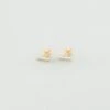 Boucles D'oreilles Puces BARSHINE - Cristal / Doré -Bagues Magasin 02390117 137 TU 01