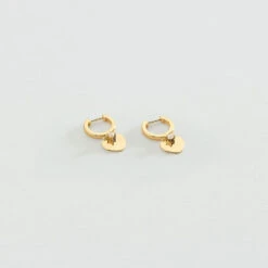 Créoles CORAZON - Cristal / Doré