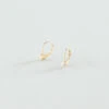 Boucles D'oreilles Pendantes SOL - Cristal / Doré -Bagues Magasin 02390156 137 TU 01