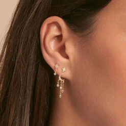 Piercing Puce ASTRAL - Vert / Doré 5 Piercing Puce ASTRAL - Vert / Doré -Bagues Magasin 02390281 658 TU M1