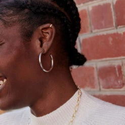 Piercing Ear Cuff HOOK - Doré -Bagues Magasin 02390386 157 TU M2