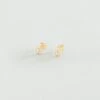 Boucles D'oreilles Puces BELOVED - Cristal / Doré -Bagues Magasin 02390402 137 TU 01