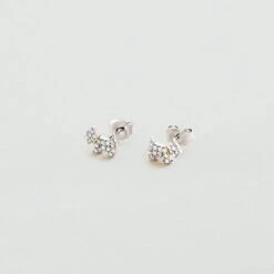 Boucles D'oreilles Puces MASCOTTE - Argenté / Doré