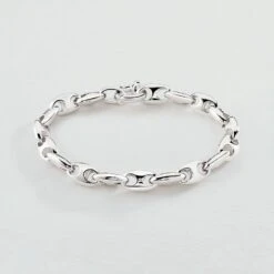 Bracelet Souple ETREINTE - Argenté