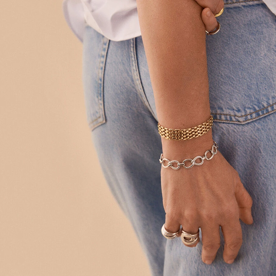 Bracelet Souple HARMONIE - Argenté 5 Bracelet Souple HARMONIE - Argenté – Image 3