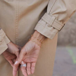 Bracelet Souple CHAIN - Doré -Bagues Magasin 02450955 157 TU M2