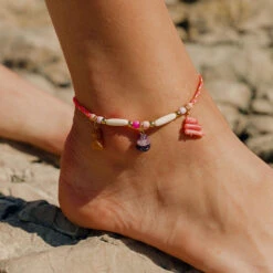 Chaîne De Cheville RODEO - Multicolore / Doré -Bagues Magasin 02480279 256 TU M1