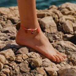 Chaîne De Cheville RODEO - Multicolore / Doré -Bagues Magasin 02480279 256 TU M2