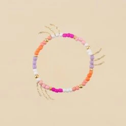 Bracelet Souple RODEO - Multicolore / Doré