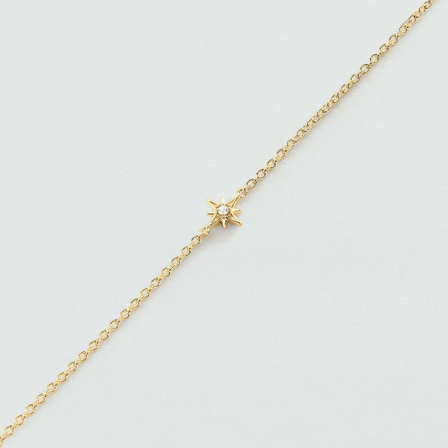 Bracelet Souple OURSE - Cristal / Doré 3 Bracelet Souple OURSE - Cristal / Doré