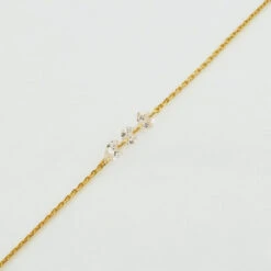 Bracelet Souple PETILLE - Cristal / Doré