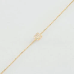 Bracelet Souple GLORIA - Cristal / Doré