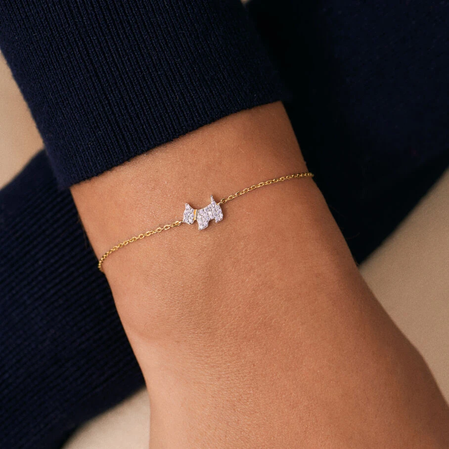 Bracelet Souple MASCOTTE - Argenté / Doré 4 Bracelet Souple MASCOTTE - Argenté / Doré – Image 2