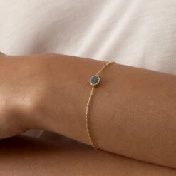 Bracelet Souple ATMA - Lapis/ Bleu -Bagues Magasin 02490079 857 TU M2