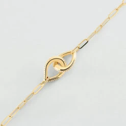 Bracelet Souple GEMINI - Cristal / Doré