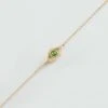 Bracelet Souple LUCKY EYE - Vert / Doré