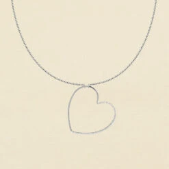 Sautoir SHINELOVE - Cristal / Argenté