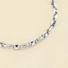 Collier Ras Du Cou ETREINTE - Argenté -Bagues Magasin 02620920 050 TU 01