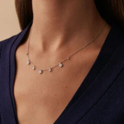 Collier Ras Du Cou BELOVED - Cristal / Argenté -Bagues Magasin 02620946 136 TU M1