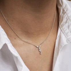 Collier Ras Du Cou PLEIADES - Cristal / Argenté 5 Collier Ras Du Cou PLEIADES - Cristal / Argenté -Bagues Magasin 02623694 136 TU M1