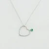Collier Mi-long BEGUIN - Vert / Argenté 2 Collier Mi-long BEGUIN - Vert / Argenté -Bagues Magasin 02623705 659 TU 01