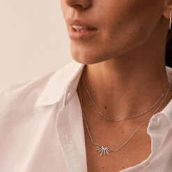 Collier Mi-long RADIEUX - Argenté -Bagues Magasin 02623713 050 TU M2